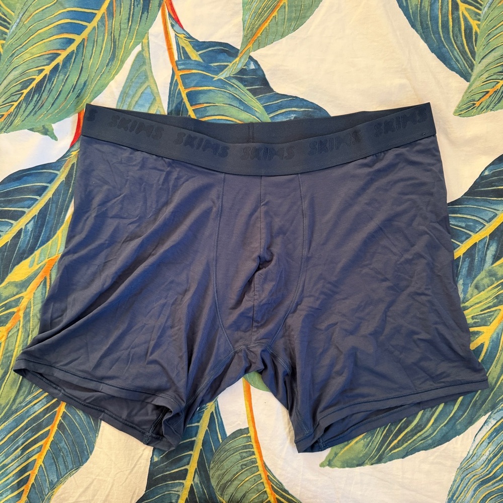 SKIMS Men’s 3” Boxer Briefs DARK BLUE